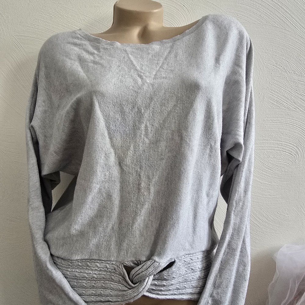 Express Light Gray Women's Sweatshirt